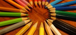 Colored pencil artwork